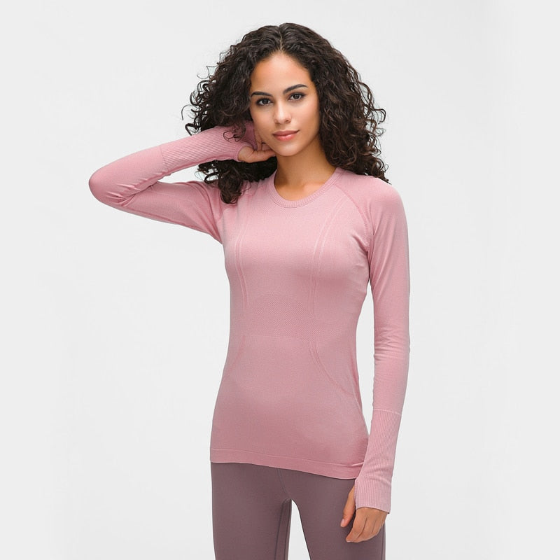 Women's Long Sleeve Workout Shirt: Stay Comfortable and Active in Style