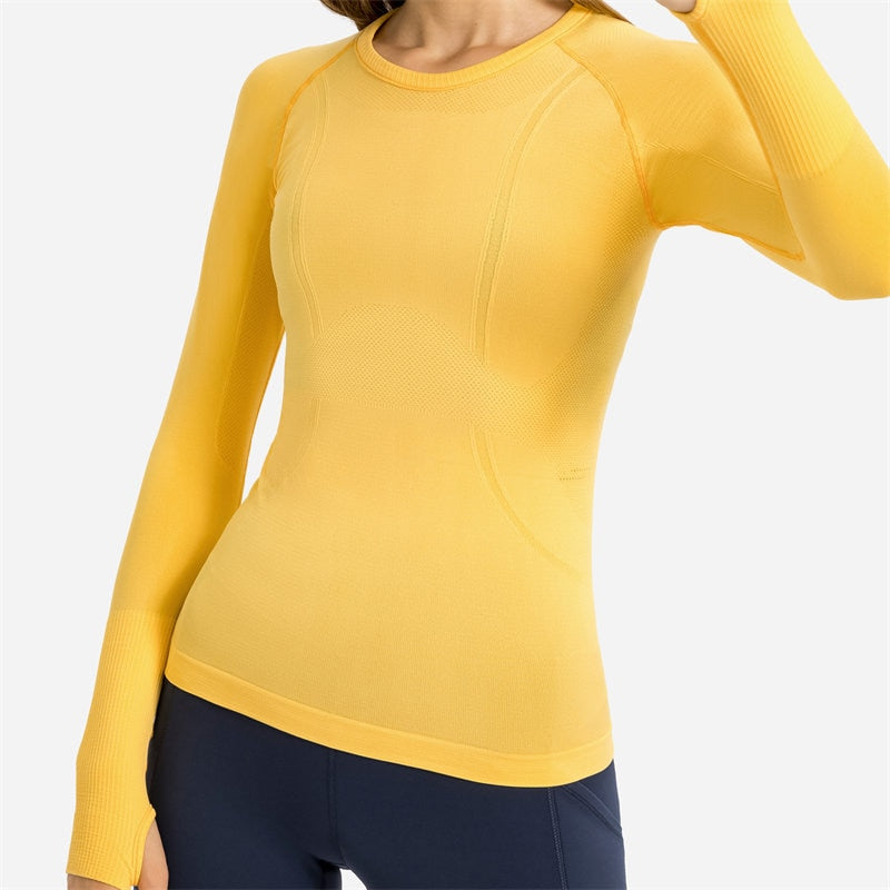 Women's Long Sleeve Workout Shirt: Stay Comfortable and Active in Style